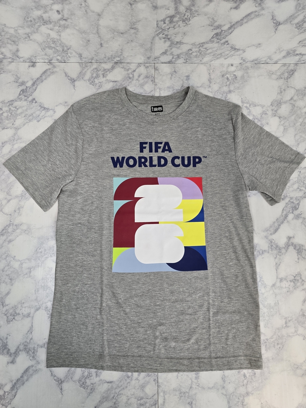 FIFA World Cup Grey Graphic Short Sleeve Tee Medium
